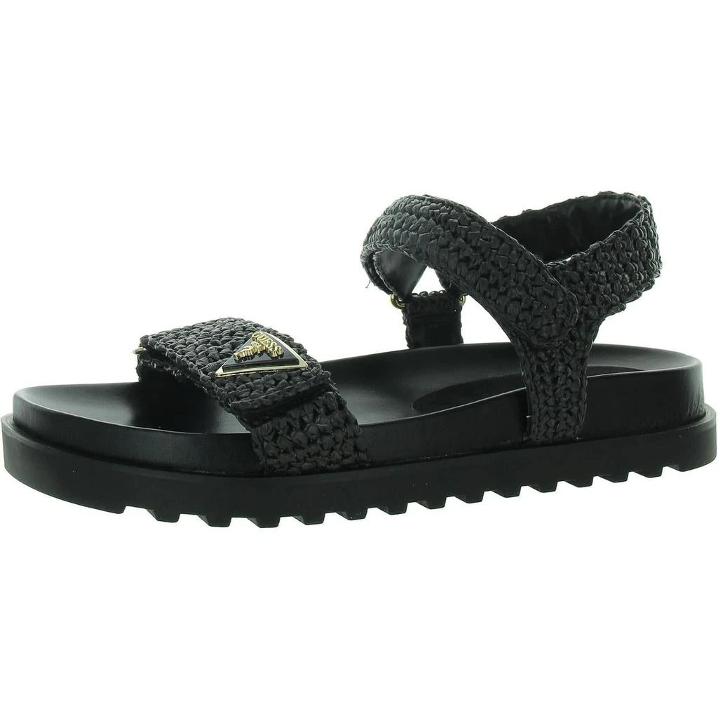 GUESS FABRICA Womens Laceless Open Toe Strappy Sandals 1