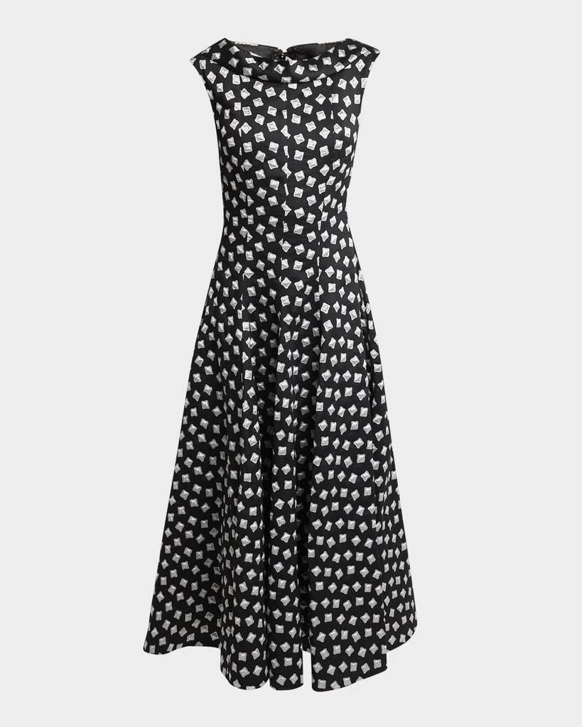 Ravioli Jacquard Sleeveless A-Line Midi Dress  On Sale Now with Up to 70%  Off | Discover Exclusive Deals & Savings at BeyondStyle  Authentic Talbot  Runhof Women|women's clothing|women|dresses with Limited-Time Discounts,
