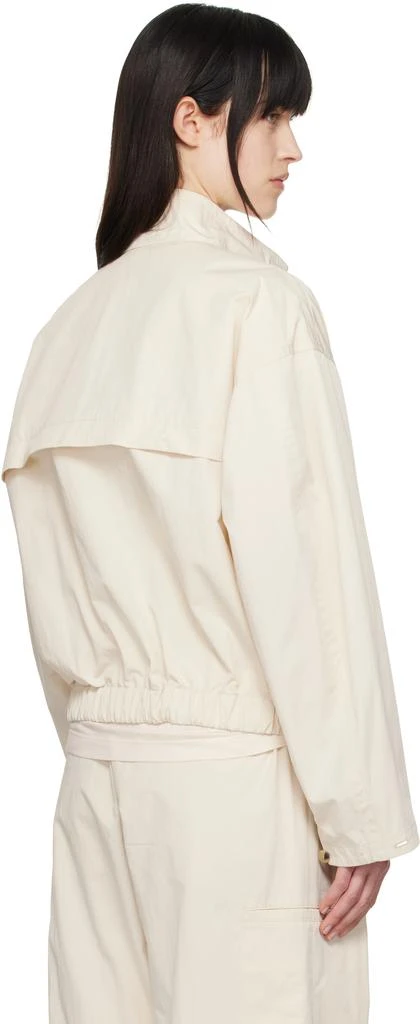 LE17SEPTEMBRE Off-White Funnel Neck Jacket 3