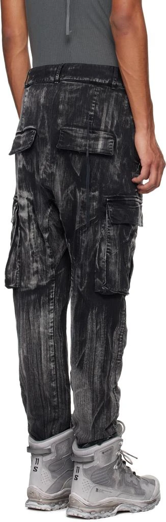 11 by Boris Bidjan Saberi Black P21B Denim Cargo Pants 3