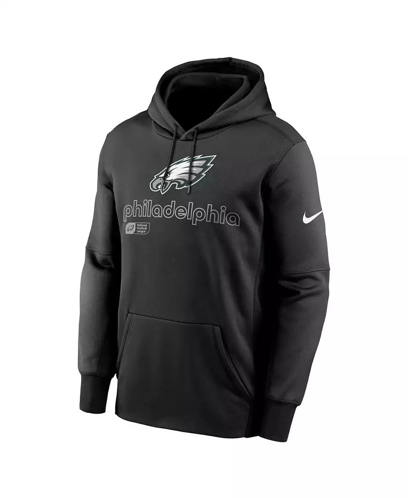 NIKE Men's Black Philadelphia Eagles Big Tall Performance Pullover Hoodie 3