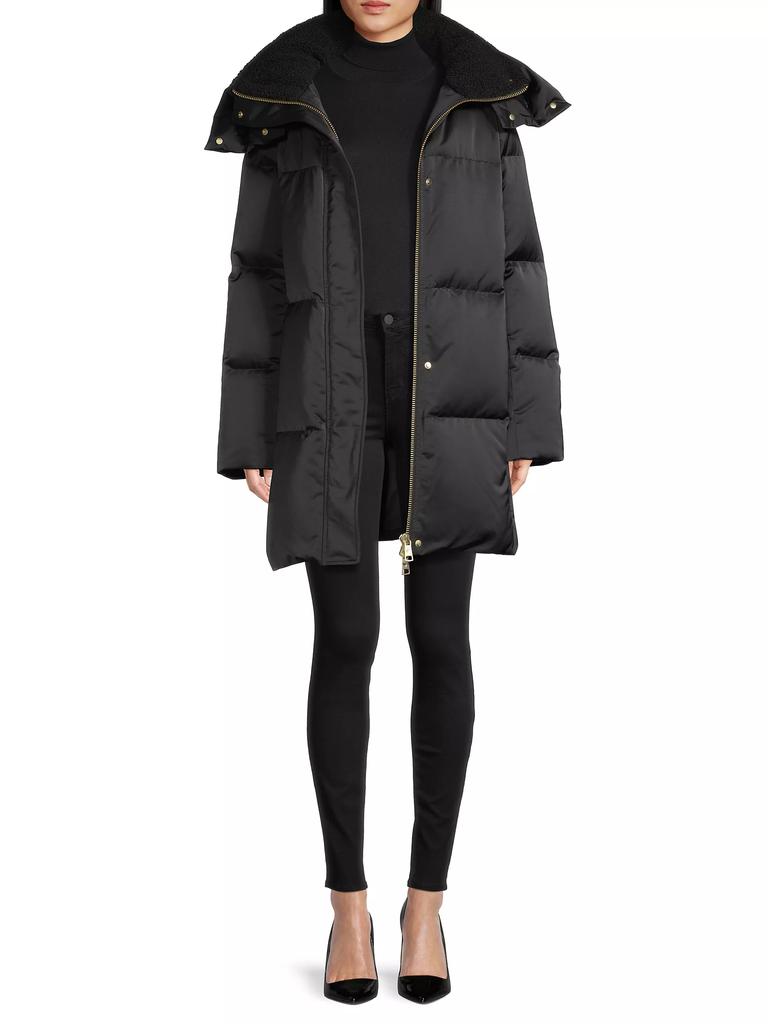 Nicole Benisti Noelle Faux-Shearling Puffer Jacket