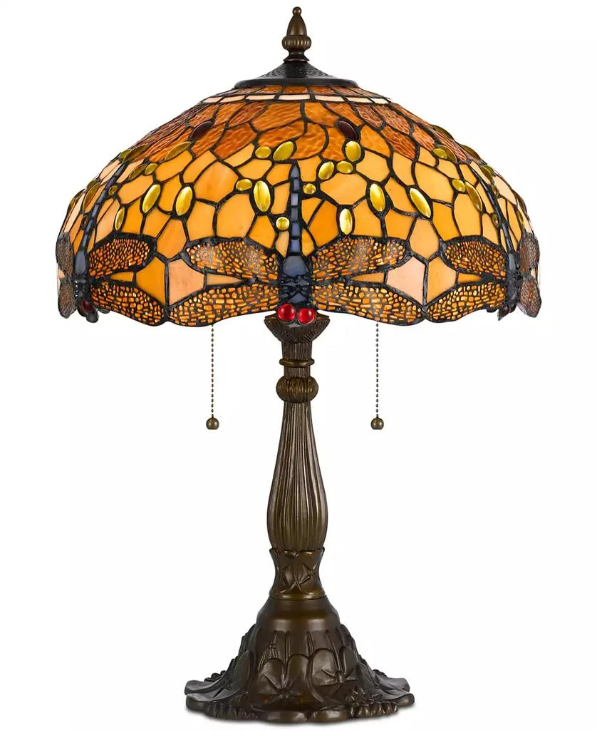 Cal Lighting 2-Light Tiffany Table Lamp