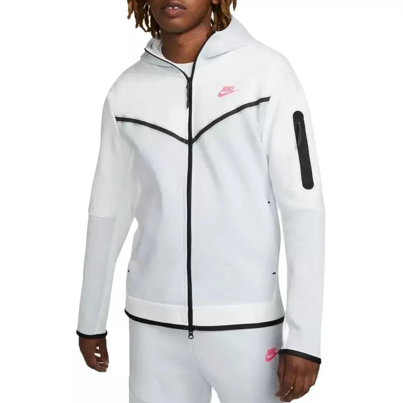 NIKE Veste De Survêtement Nike Tech Fleece Full Zip - Blanc - Homme 4