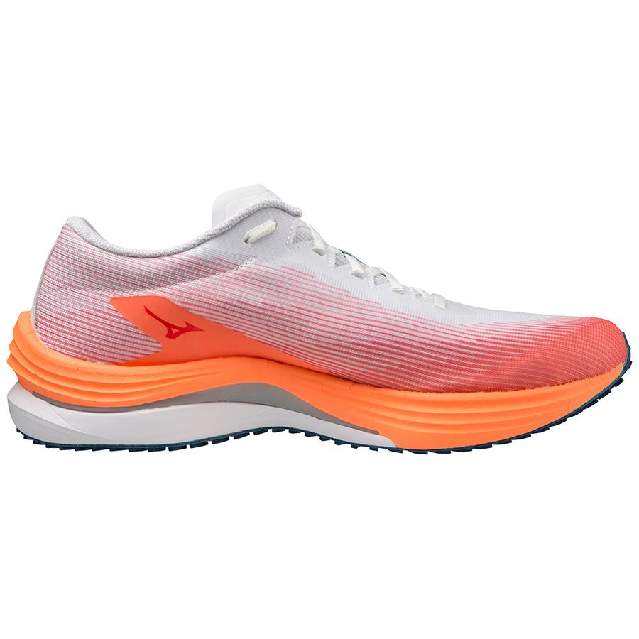 Mizuno Mizuno Wave Rebellion Flash J1GC233501 Sneakers Men's White Running Shoes DWA306 (Multicolor,12)