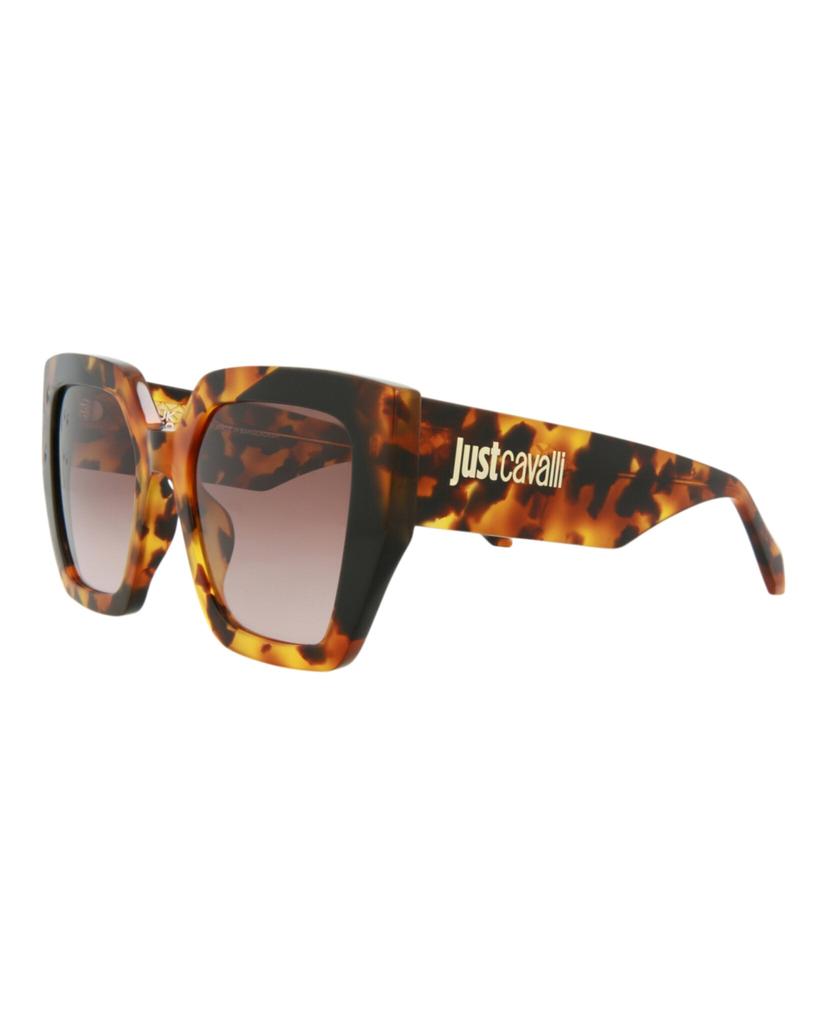 Just Cavalli Square-Frame Acetate Sunglasses