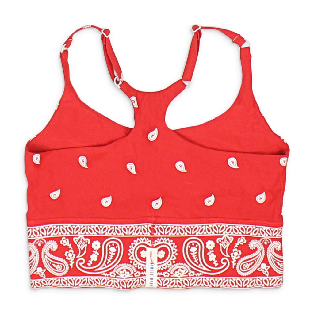 Adam Selman LIPSTICK BANDANACORE CAMI TOP
