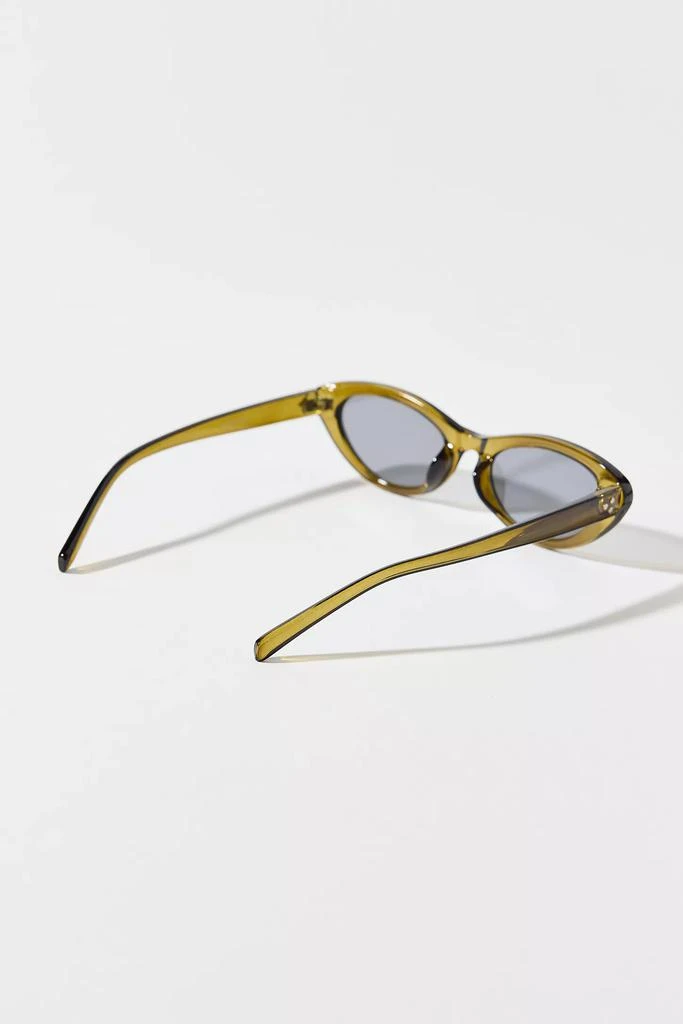 Urban Outfitters UO Essential Plastic Slim Cat-Eye Sunglasses 3