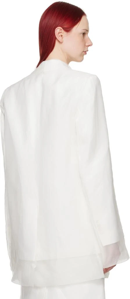 Max Mara White Acacia Blazer 3