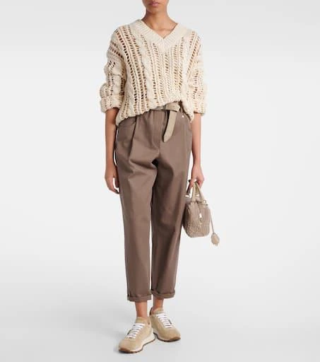 Brunello Cucinelli Monili suede sneakers 3