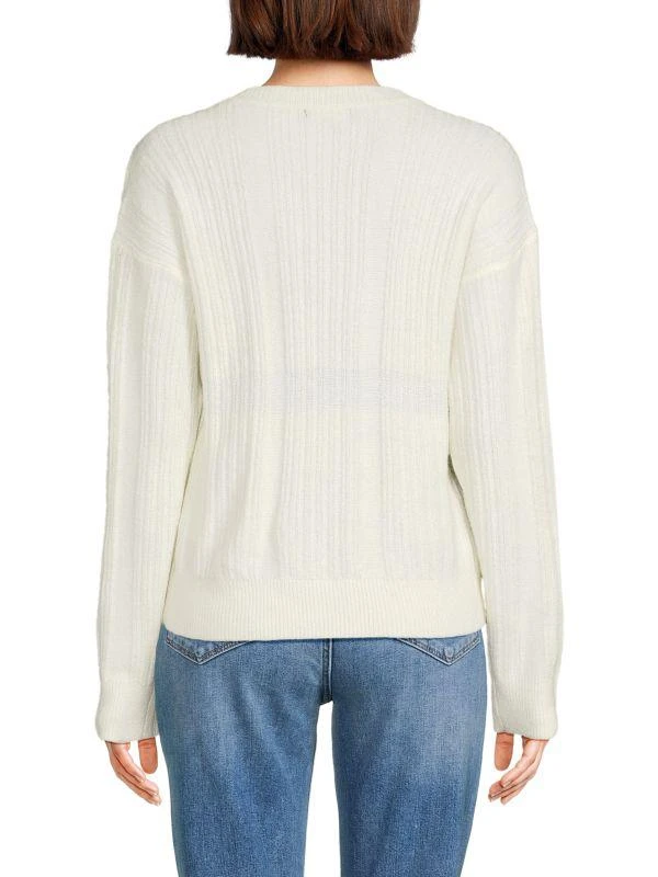 HALSTON Sequin Embellished Sweater 2