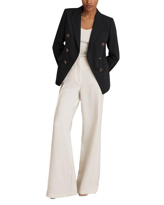 REISS Lia DNA Double Breasted Blazer Navy