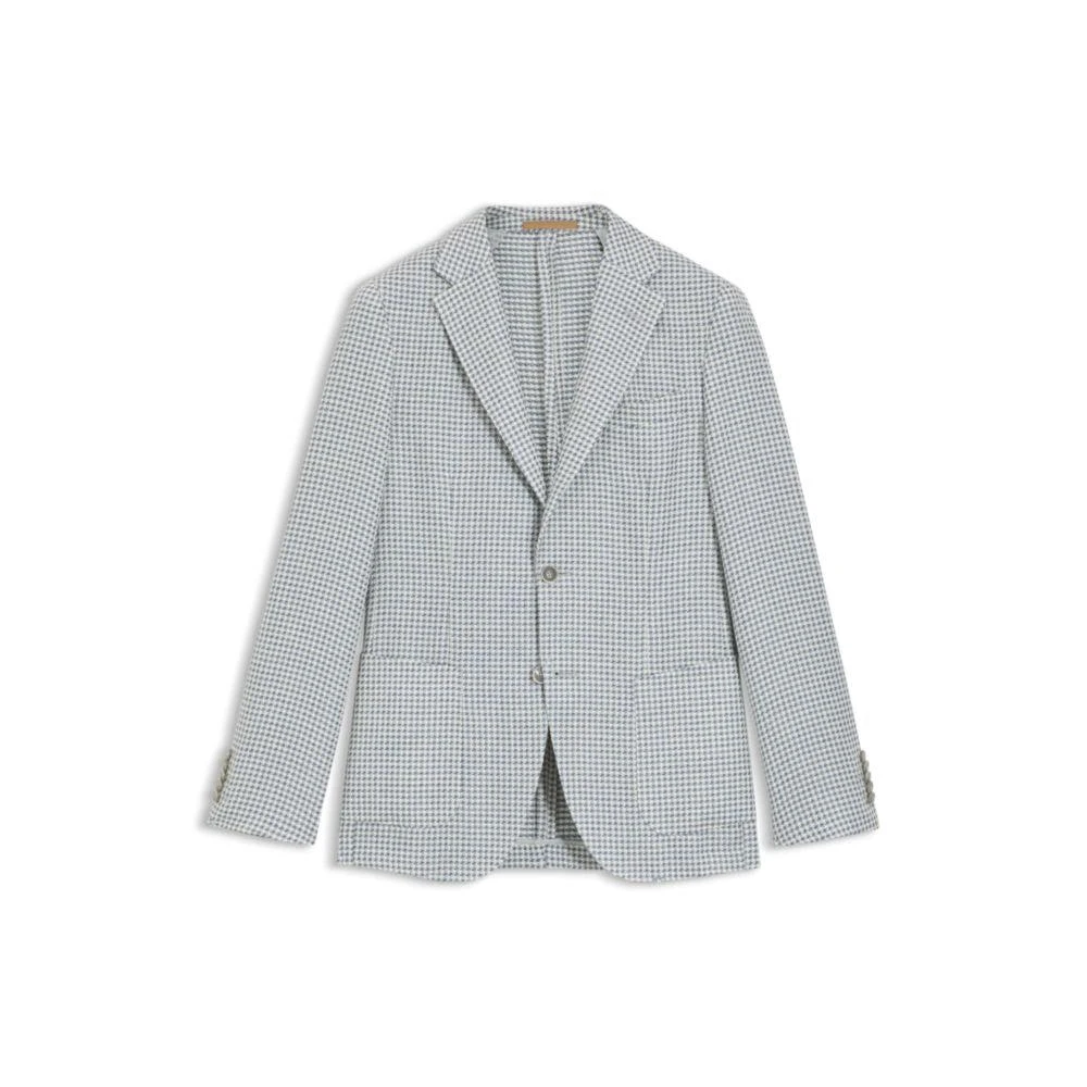 Hugo Boss Slim-fit jacket in linen, silk and cotton