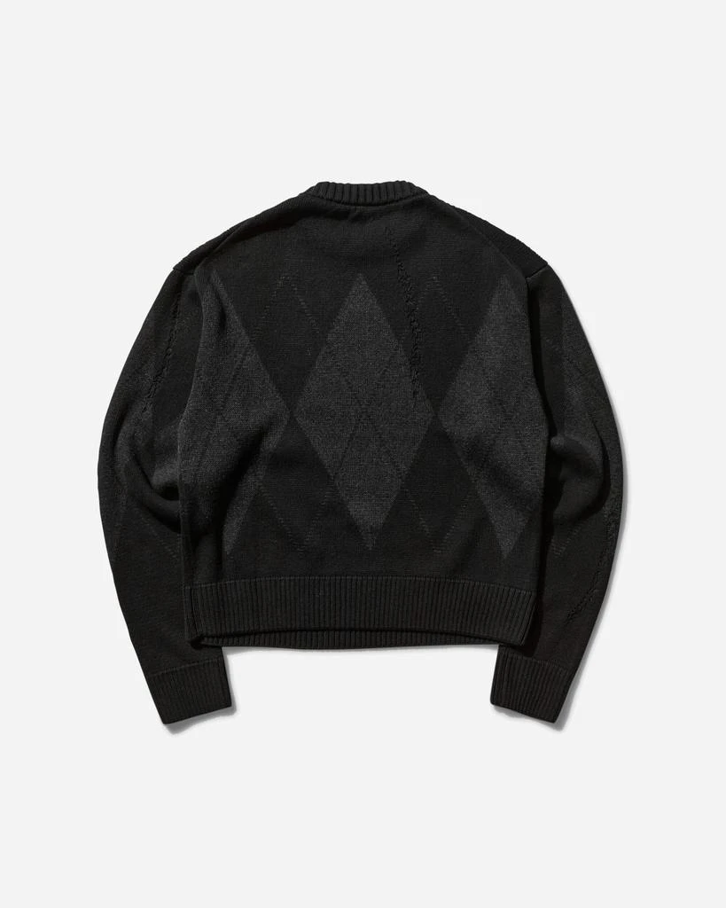 Umbro Men's Argyle Sweater Black 2