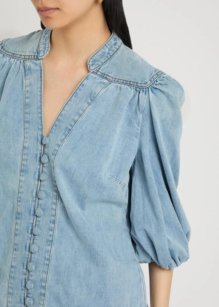 Zimmermann Lucky denim blouse 5