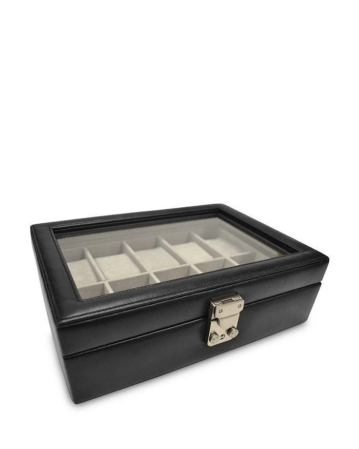 ROYCE New York Ten-Slot Leather Watch Box 3