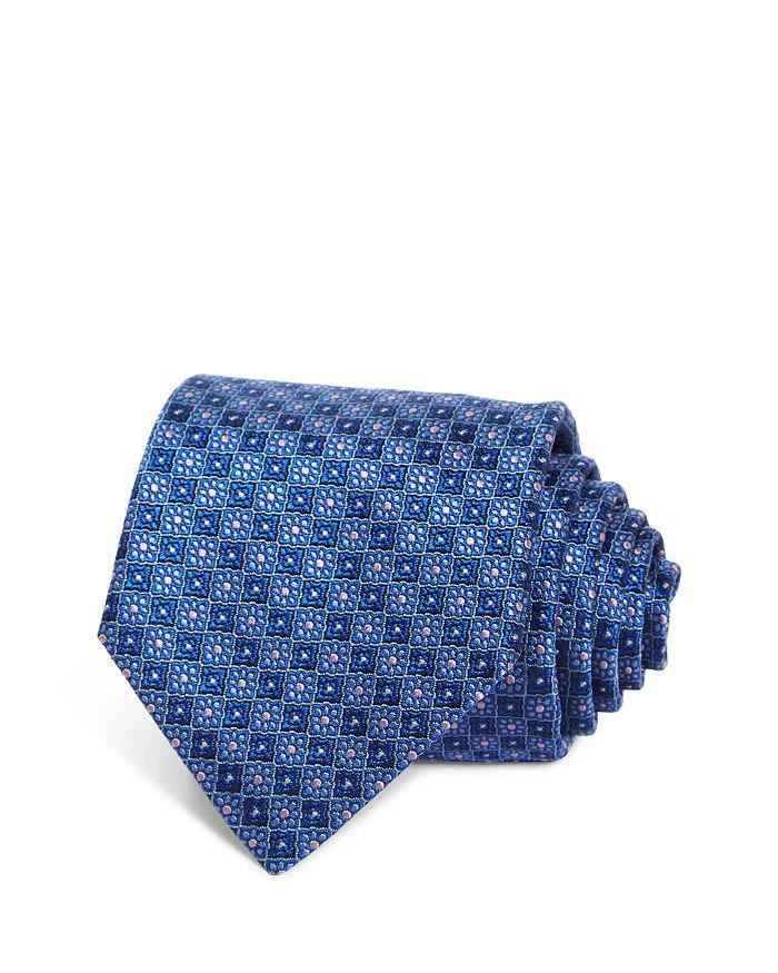 Canali Silk Classic Micro Floral Tie 1