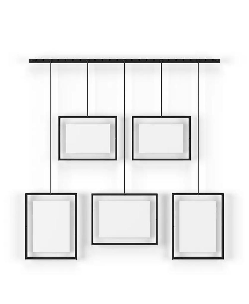 Umbra Exhibit 26" x 27.3" Multi Picture Frame Photo Display, Set of 5