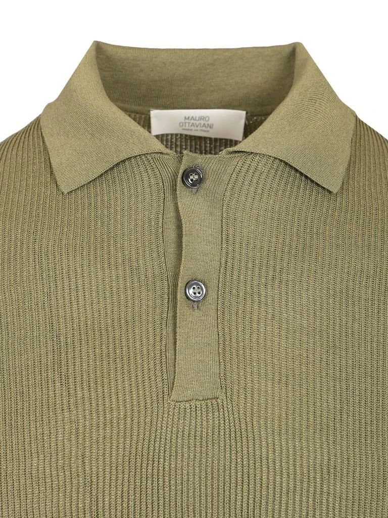mauro ottaviani Mauro Ottaviani Textured Polo Shirt 3