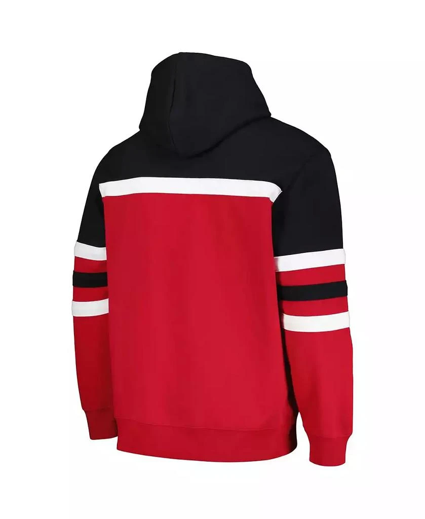 Mitchell & Ness Men's Red/Black Portland Trail Blazers Head Coach Pullover Hoodie 4