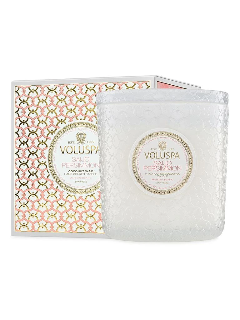 Voluspa Saijo Persimmon Luxe Candle 1