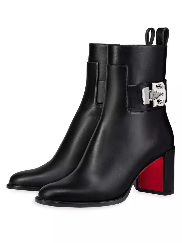 Christian Louboutin Booty Lock 70MM Leather Boots 2