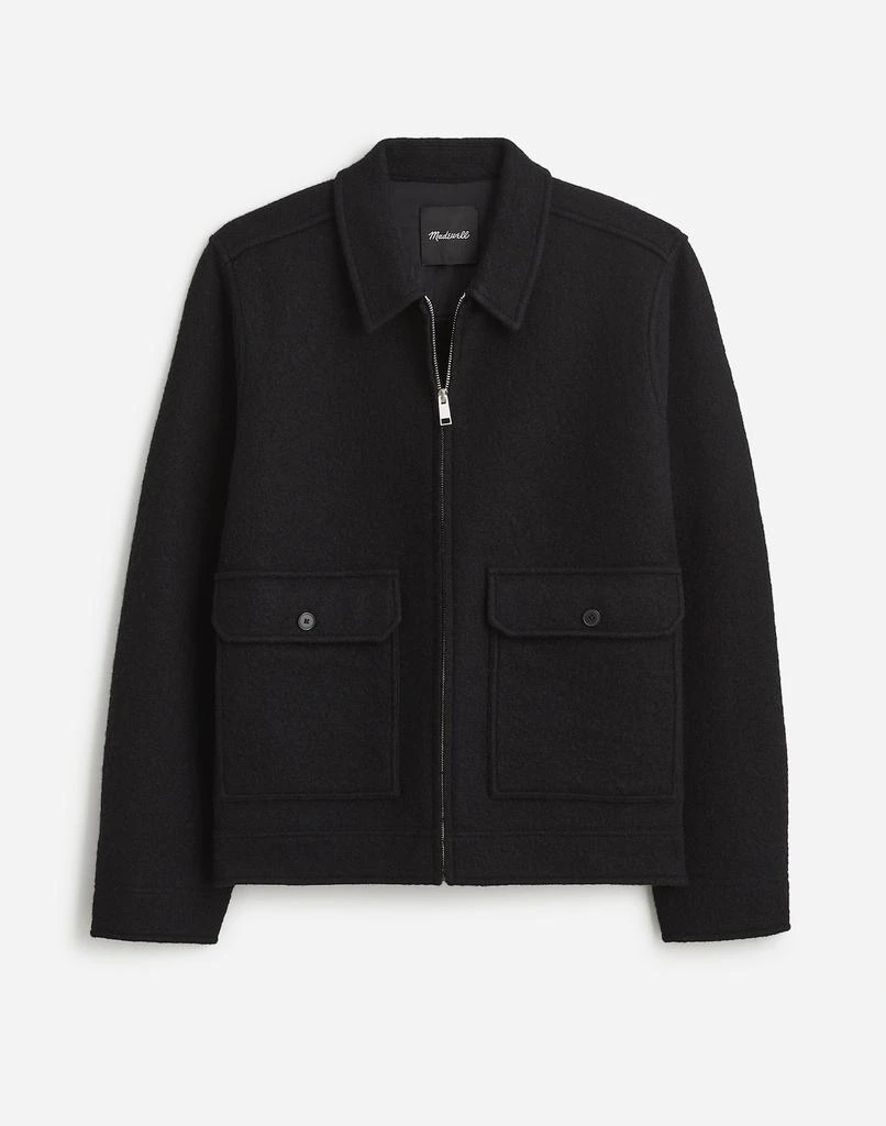Madewell Boiled Wool Zip-Front Jacket 6