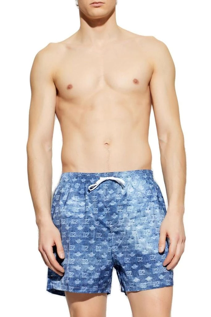 DSQUARED2 Dsquared2 D2 Monogram Midi Swim Boxers 2