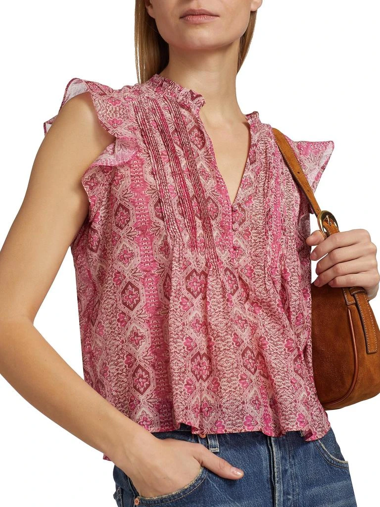 Paige Idris Cotton-Silk Top 4