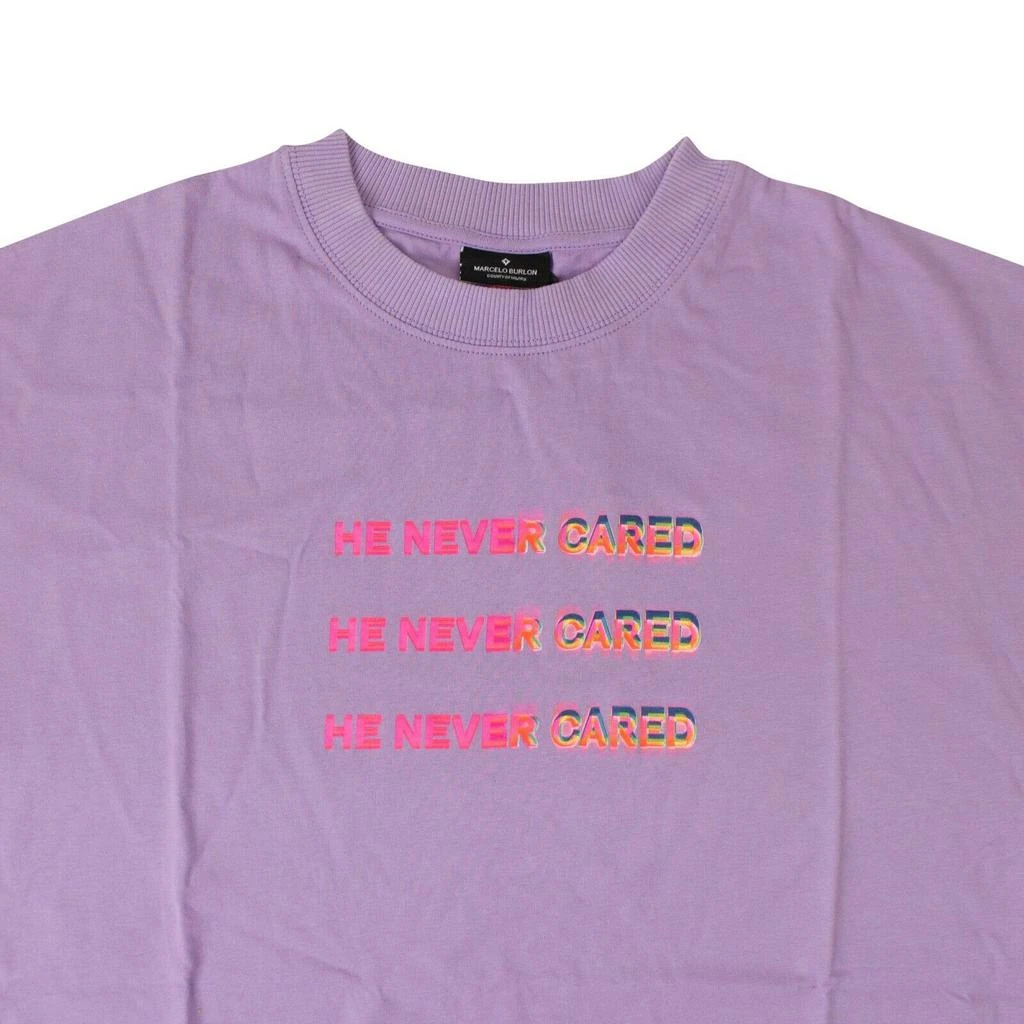Marcelo Burlon Lilac 'He Never Cared' Dress 3