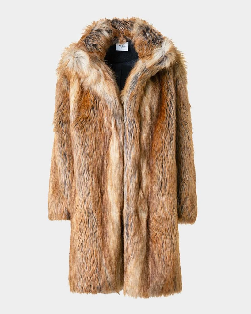 Akris Faux-Fur Coat 1