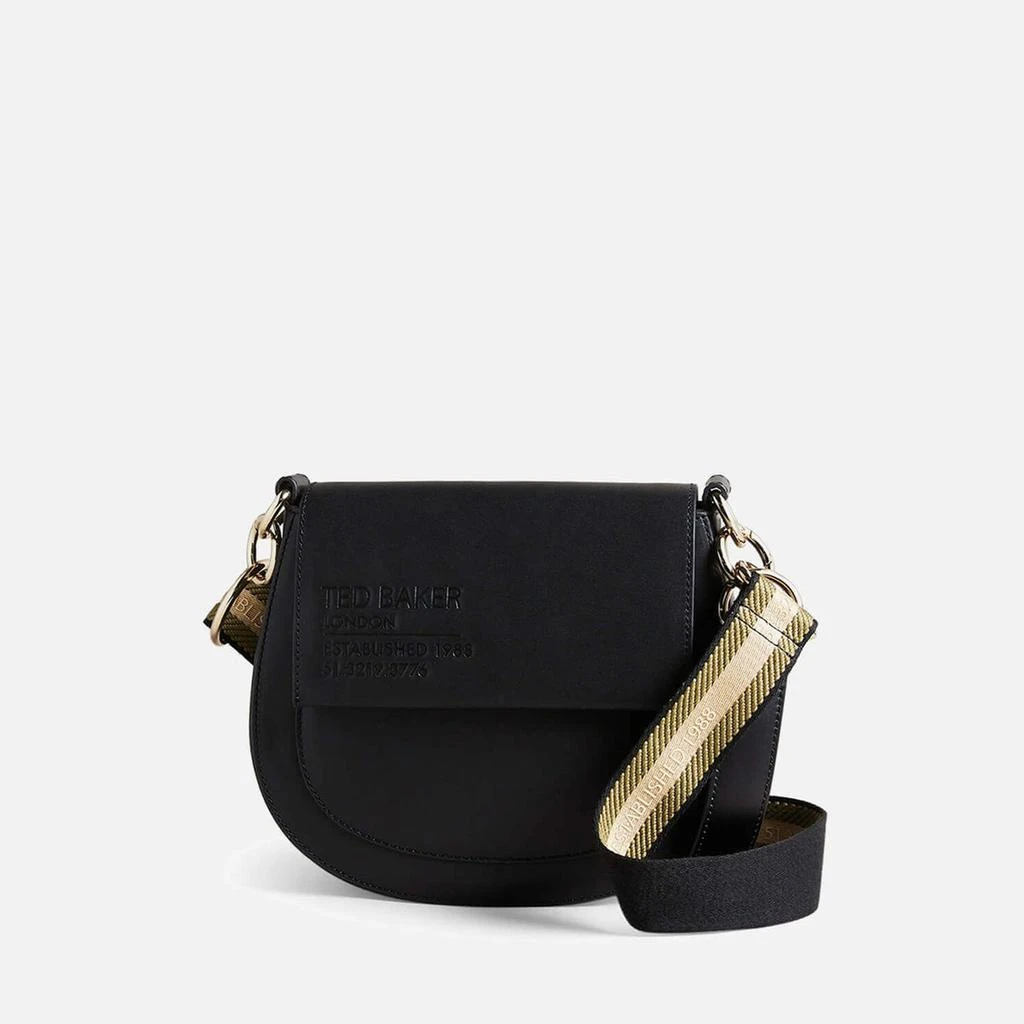 Ted Baker London Ted Baker Darcell Branded Satchel Crossbody Bag - Black 1