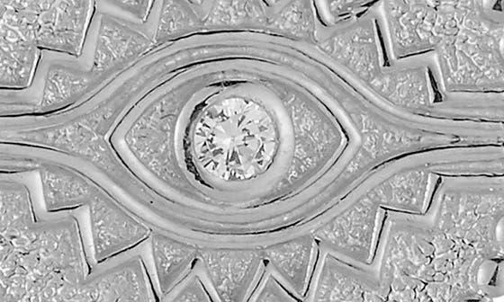 Sphera Milano Evil Eye Cubic Zirconia Pendant Necklace 2
