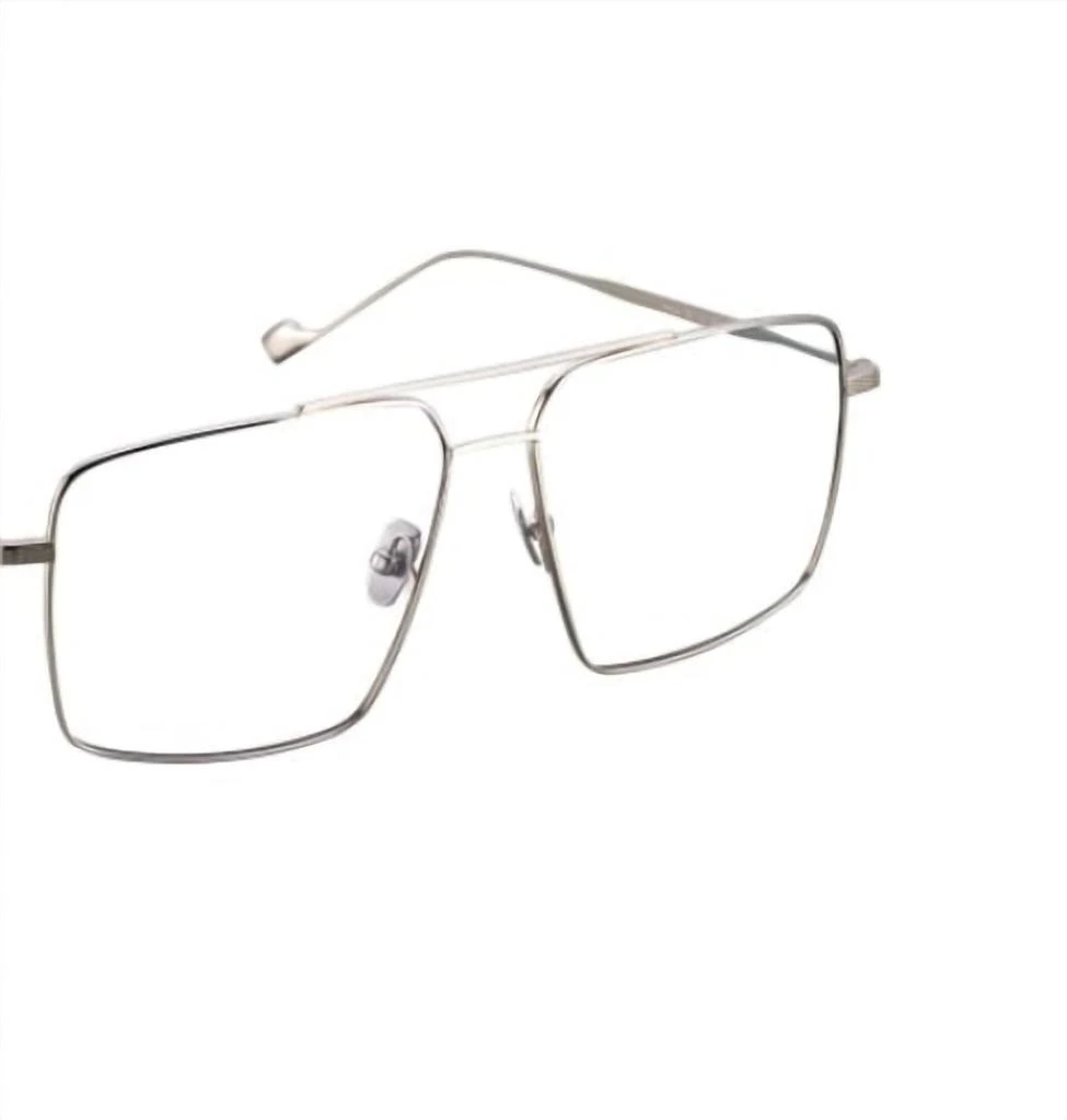 Entourage of 7 Unisex Kenzo Square Eyeglasses In Silver 2