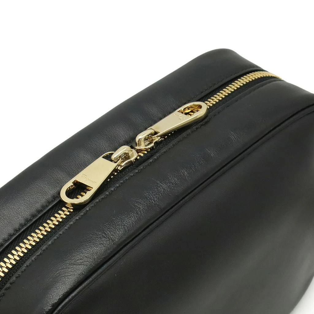 Salvatore Ferragamo Leather Pochette Shoulder Bag (Pre-Owned) 4