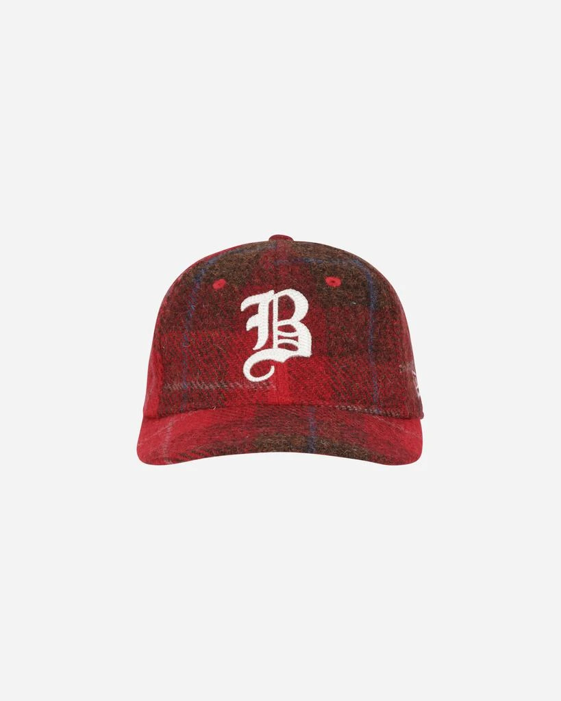 New Era Boston Braves MLB Harris Tweed 9FIFTY Cap Dark Red 2