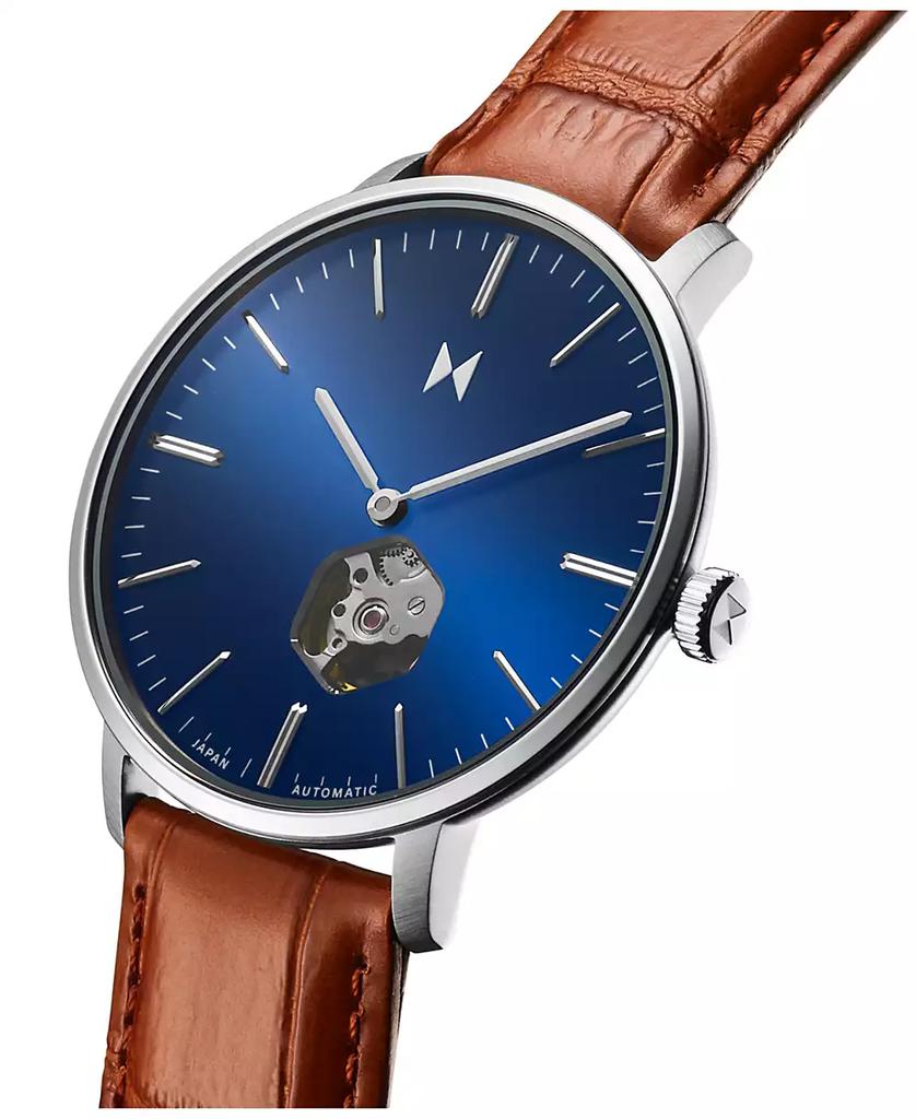 MVMT Men's Legacy Slim Automatic Tan Leather Watch 42mm