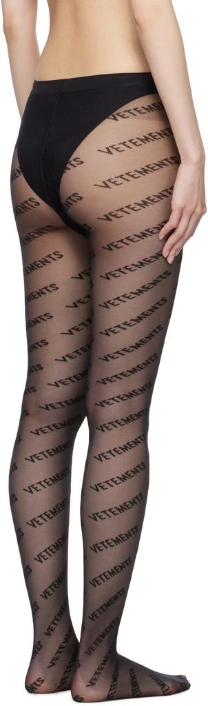 Vetements Black Wolford Edition Logo Tights 3
