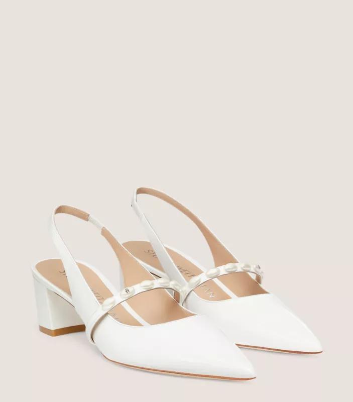 Stuart Weitzman PEARLITA 50 BLOCK SLINGBACK