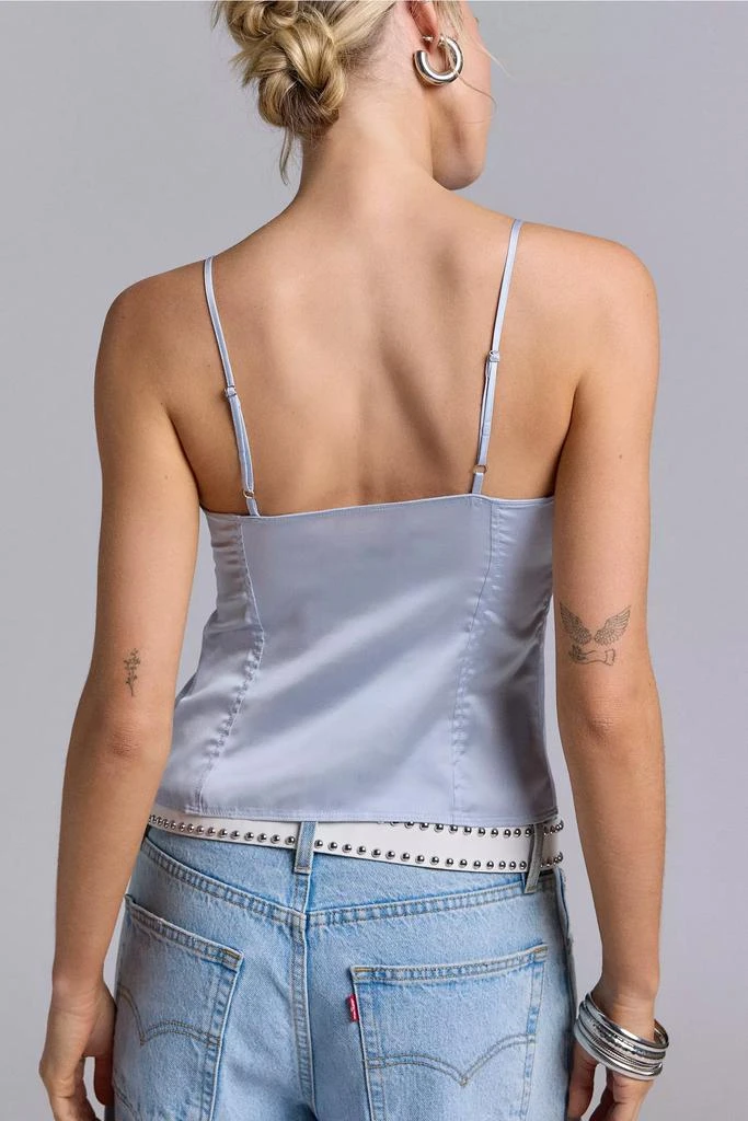 Silence + Noise Silence + Noise Courtney Open Tie Front Cami 4