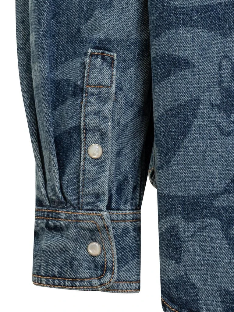 Palm Angels Palm Angels Palmity Button-Up Denim Shirt 3