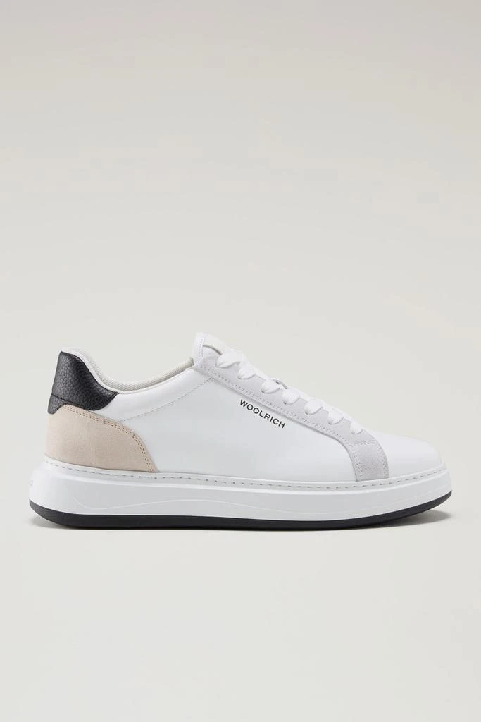 WO-FOOTWEAR Sneakers Arrow in Leather with Suede Inserts - Men - Blue 1
