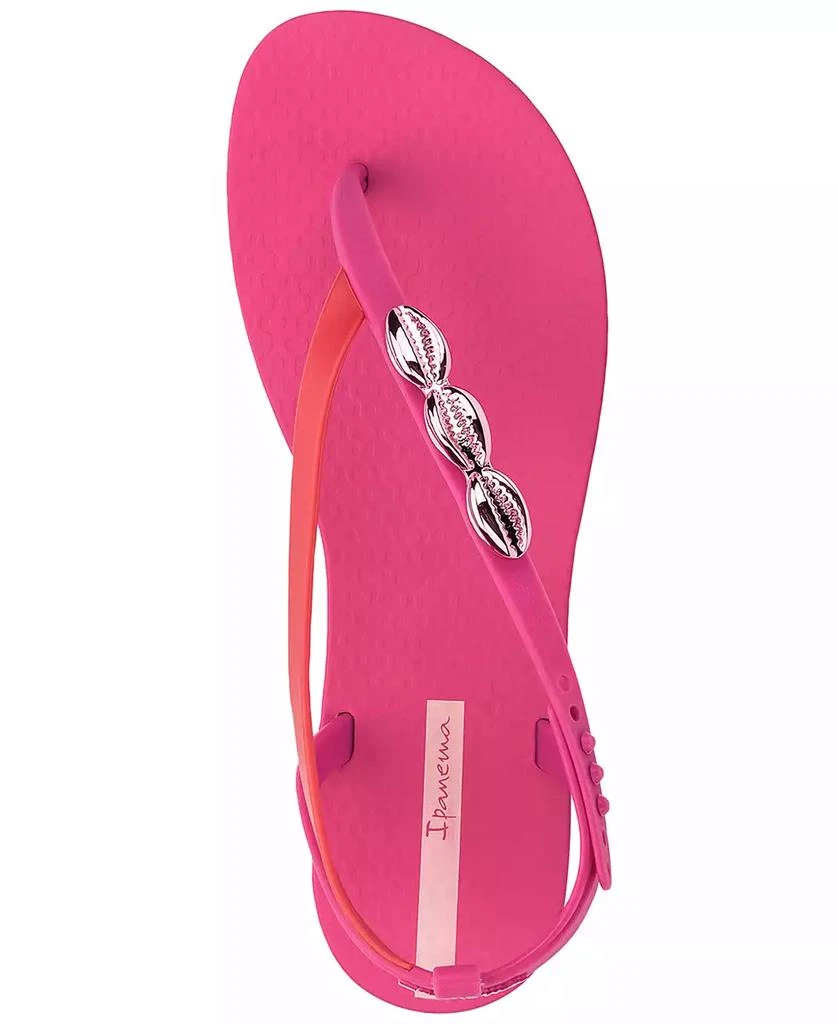 Ipanema Salty II Metallic Shell Detail Thong Sandals 4
