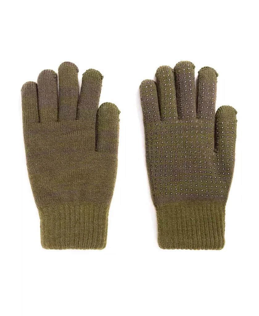 MUK LUKS Men's Unisex Heat Retainer Gloves, Blaze, One Size 2