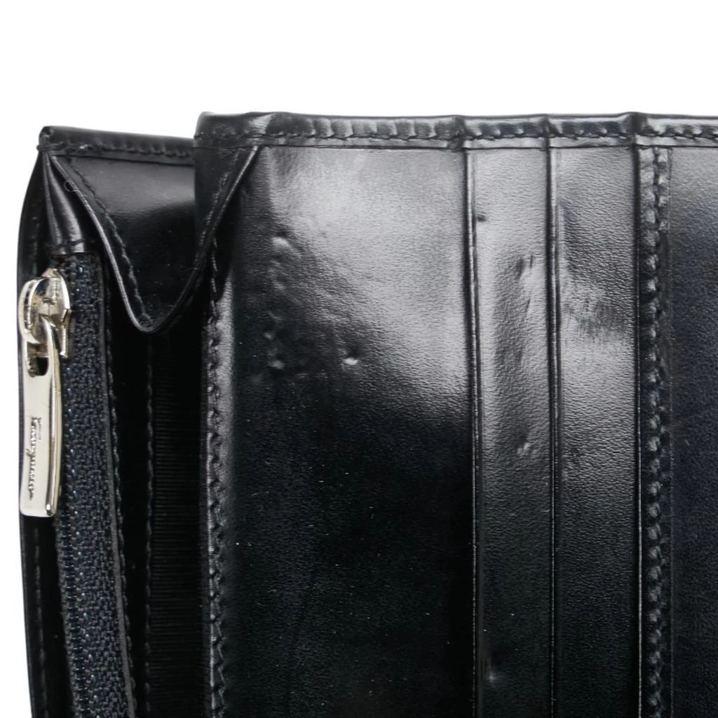 Salvatore Ferragamo Leather Long Wallet (Bi-Fold) (Pre-Owned) 4