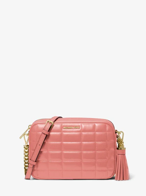 Michael Kors Jet Set Medium Quilted Leather Crossbody Bag 1