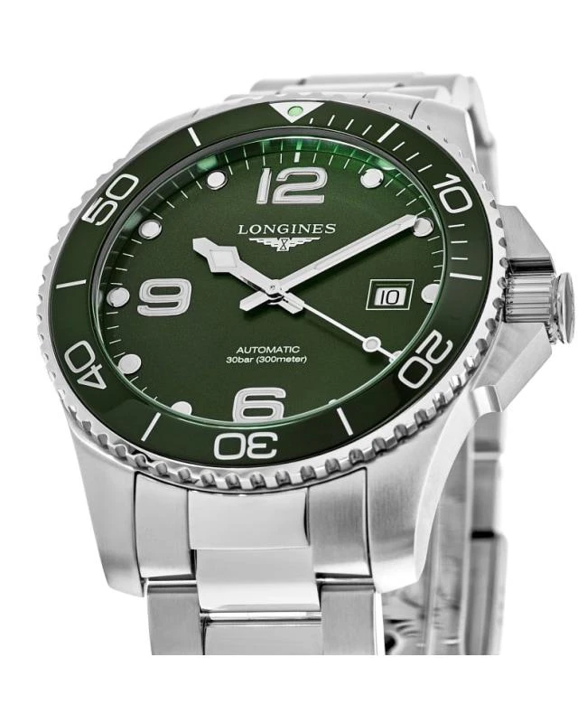 Longines Longines HydroConquest Automatic Green Dial Steel Men's Watch L3.782.4.06.6 2