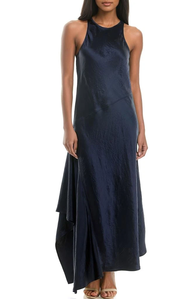 Socialite Sleeveless Bias Cut Satin Maxi Dress 1