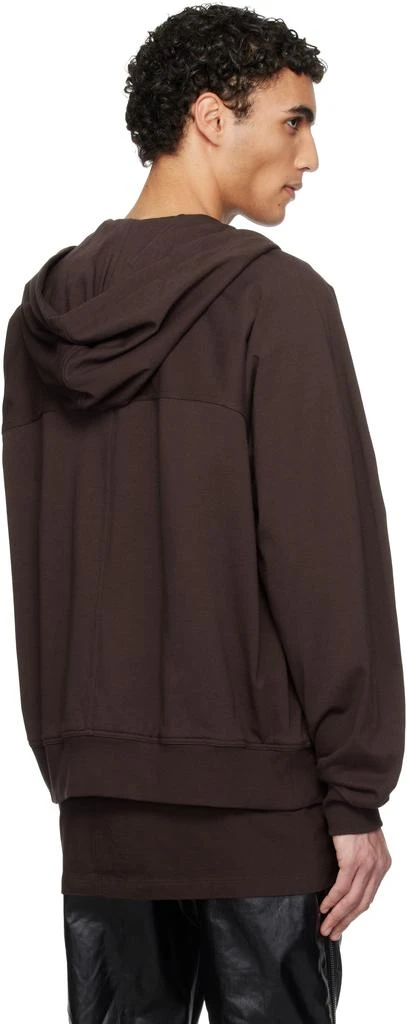 Rick Owens Brown Hollywood Windbreaker Hoodie 3