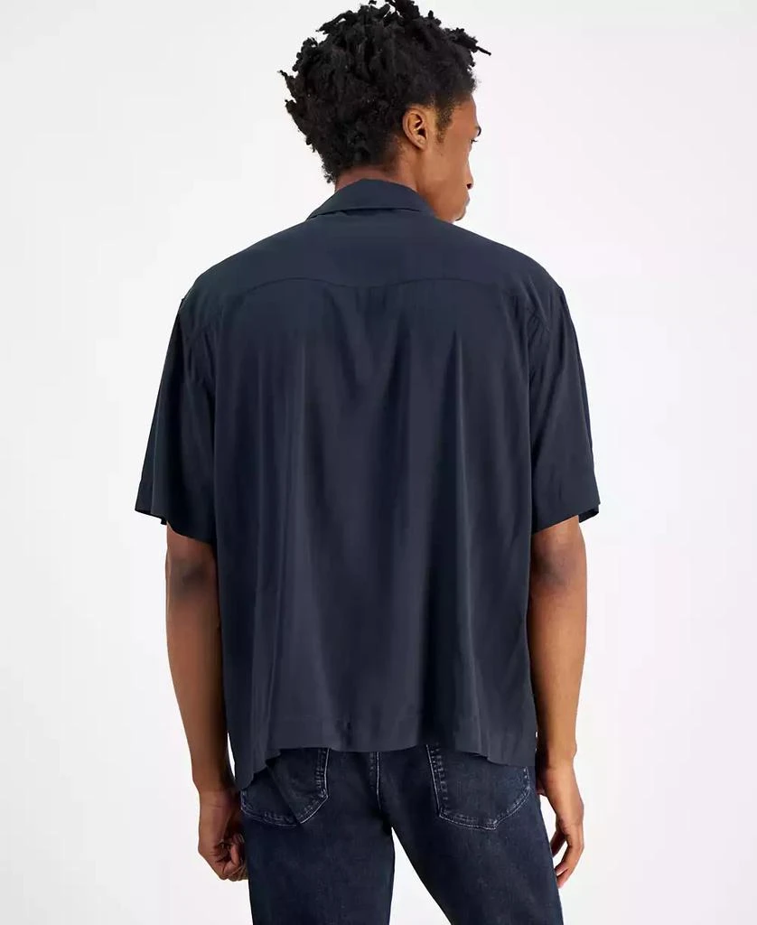 Hugo Boss Men's Oversized-Fit Printed Button-Down Camp Shirt 2